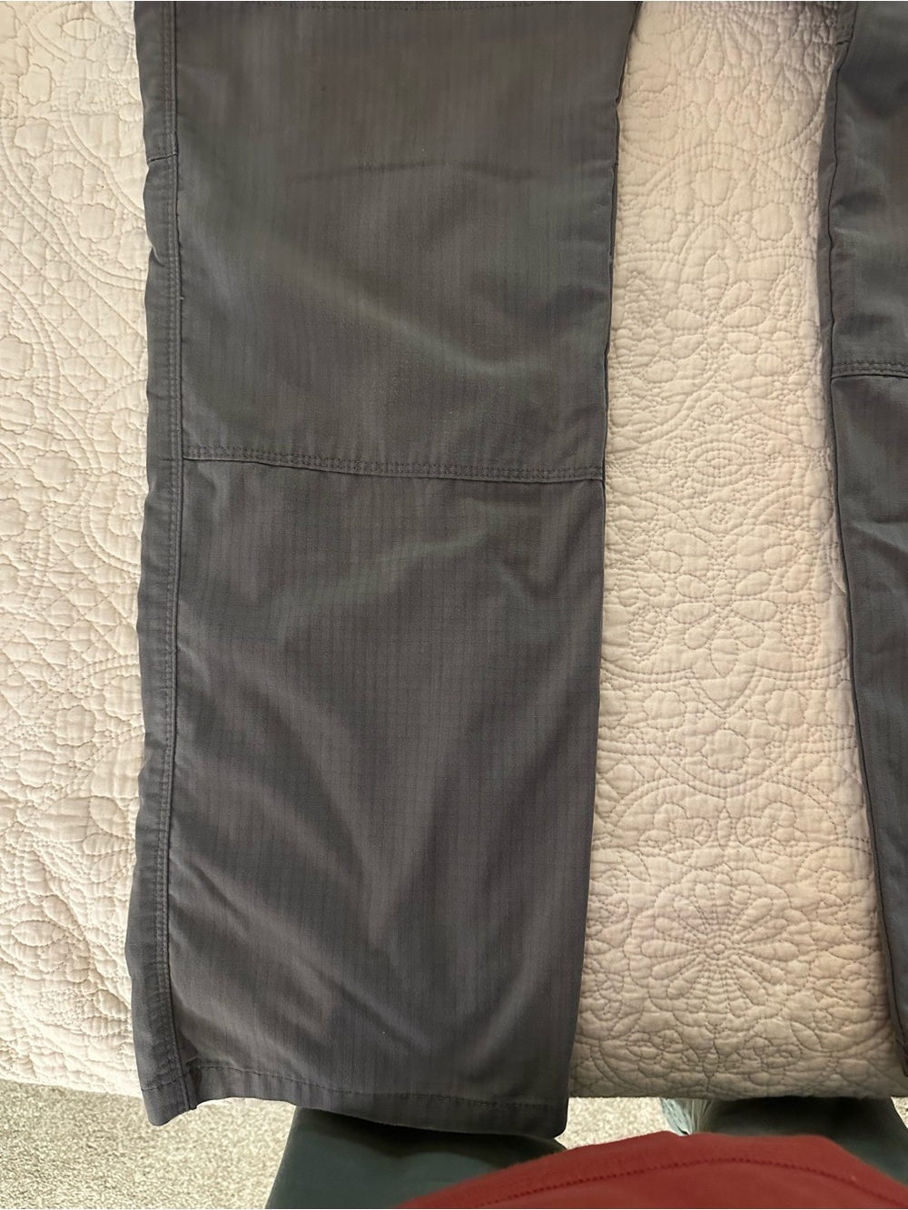 5.11 Tactical Gray/Green Cargo Pants Ripstop Utility, Hiking Workwear Women's 16 - Picture 6 of 14